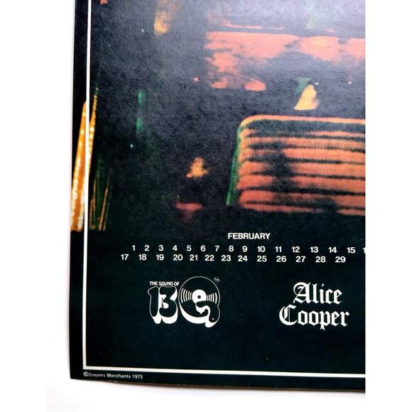 Alice Cooper Guillotine Poster 1975 Horror Glam Shock Rock Music UNUSED 22" Orig - Picture 4 of 5